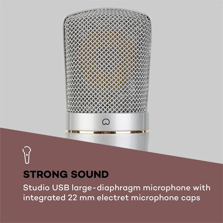 MIC-920 set microfono USB V5 microfono braccio orientabile protezione anti-pop schermatura