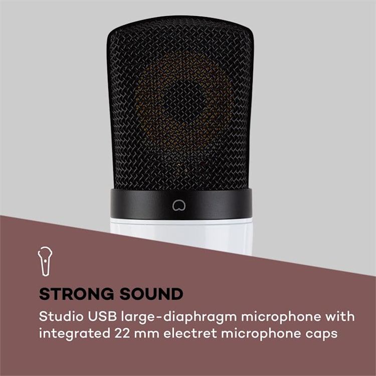 MIC-920 set microfono USB V5 microfono braccio orientabile protezione anti-pop schermatura