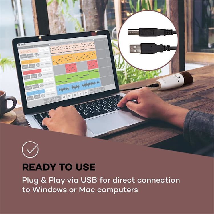 MIC-920 set microfono USB V5 microfono braccio orientabile protezione anti-pop schermatura