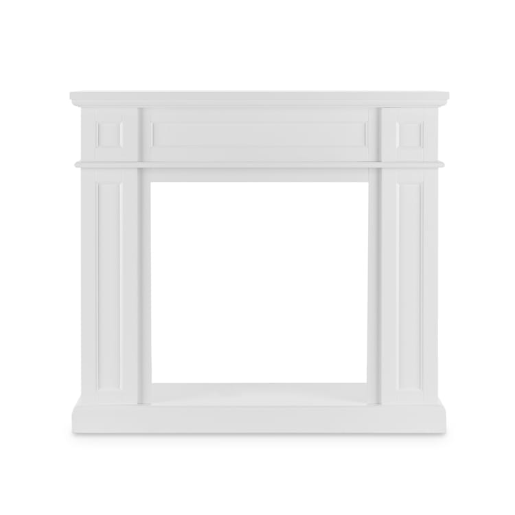 Lausanne Frame Kamingehäuse + Kamini FXL Kamineinsatz 2000W MDF klassisches Design mit großem Kamineinsatz mit Heizfunktion