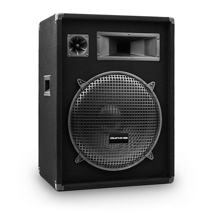 PW-1522 MKII passieve PA-luidsprekers paar 15" sub 400W RMS / 800 Wmax 2 x 800 Watt