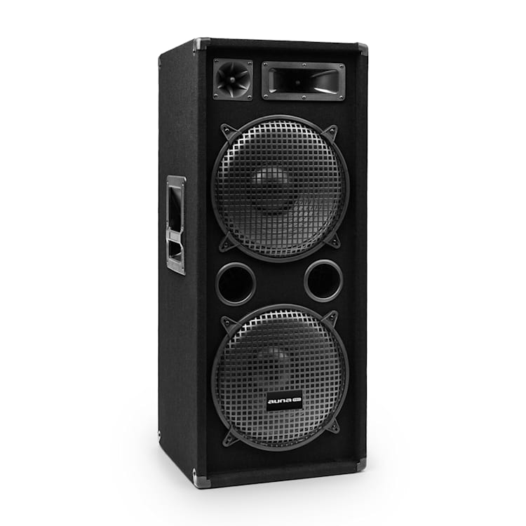 PW-2222 MKII, coppia altoparlanti PA passivi, 12", 500W RMS / 1000 W max 2 x 1000 Watt