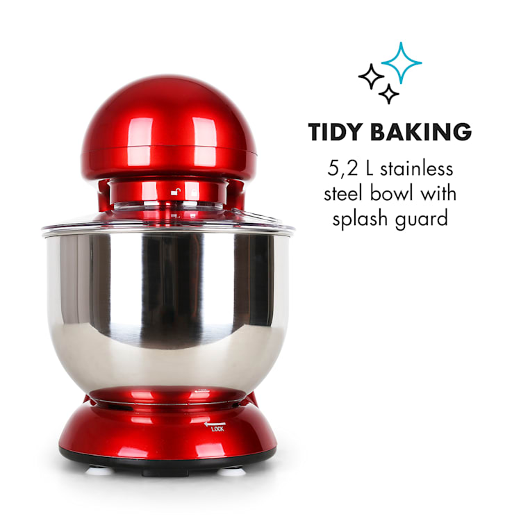 Bella Kitchen Machine Stand Mixer 2000W 5 Litre Red