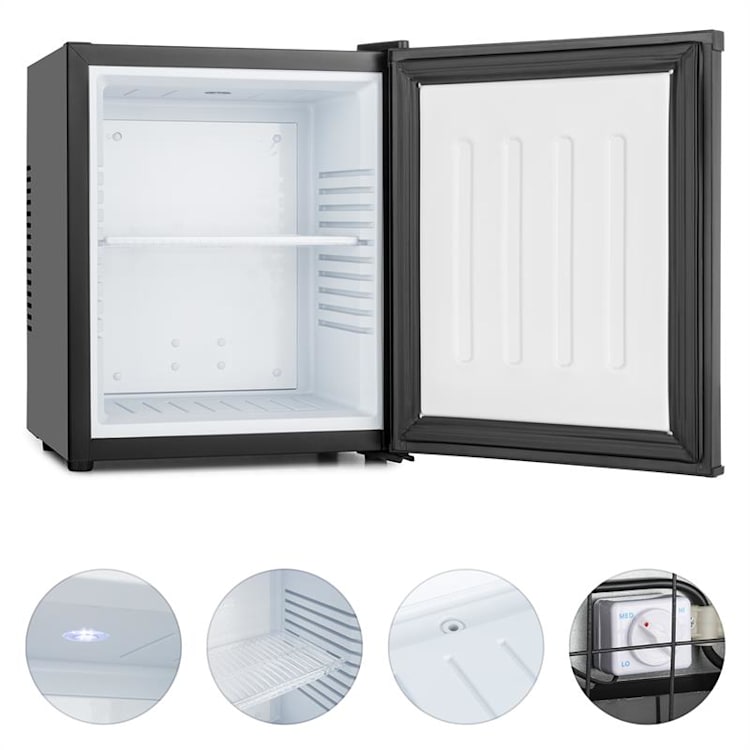 Happy Hour Minibar 5-15°C EEK G silent 23dB LED light 19 Ltr | Black