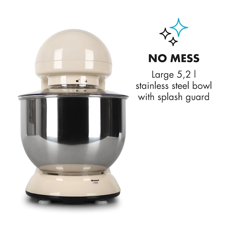 Bella Kitchen Machine Stand Mixer 2000W 5 Litre Creme