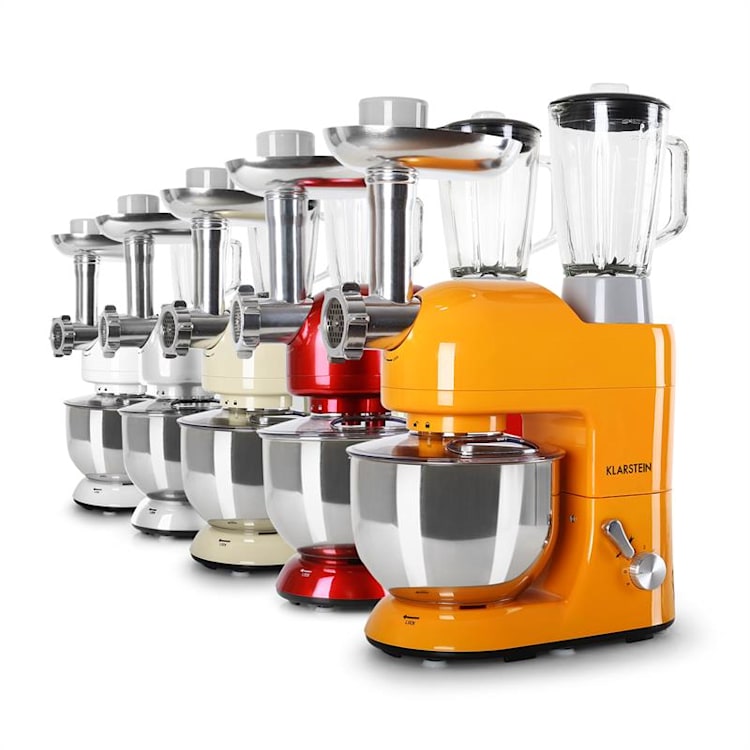 Lucia Orangina Stand Mixer Meat Mincer 1300W 5L Orange