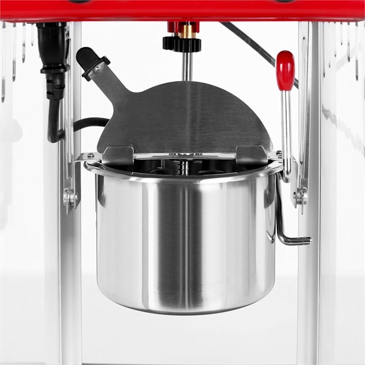 Volcano Popcornmaschine 300W Rührwerk Edelstahl-Topf Rot