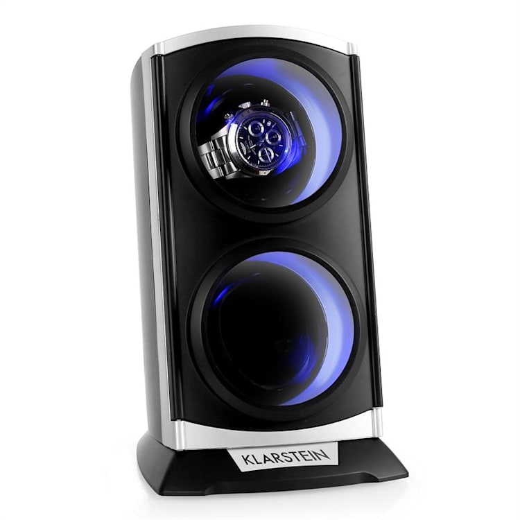 St. Gallen Premium Watch Winder 2 Watches 4 programmes LED Black