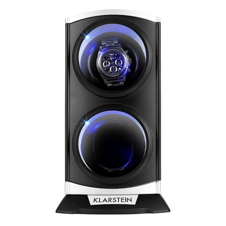 St. Gallen Premium Watch Winder 2 Watches 4 programmes LED Black