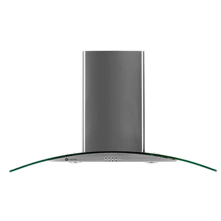 GL90WS cappa aspirante 90cm acciaio inox 490m³/h Classe E 90 | Trasparente