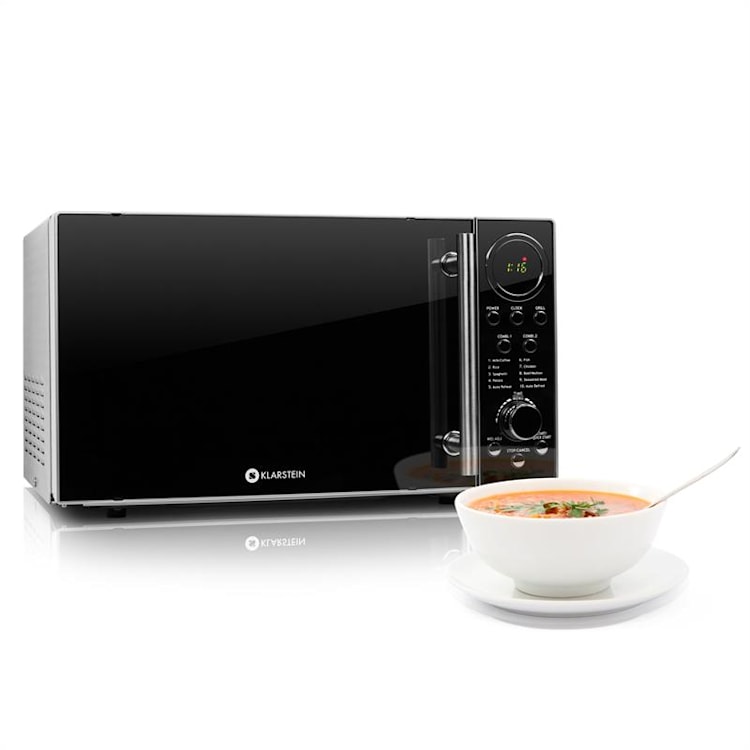 Klarstein Luminance Prime mikrohullámú sütő grillel,700W,20l konzol nélkül | 20 Ltr