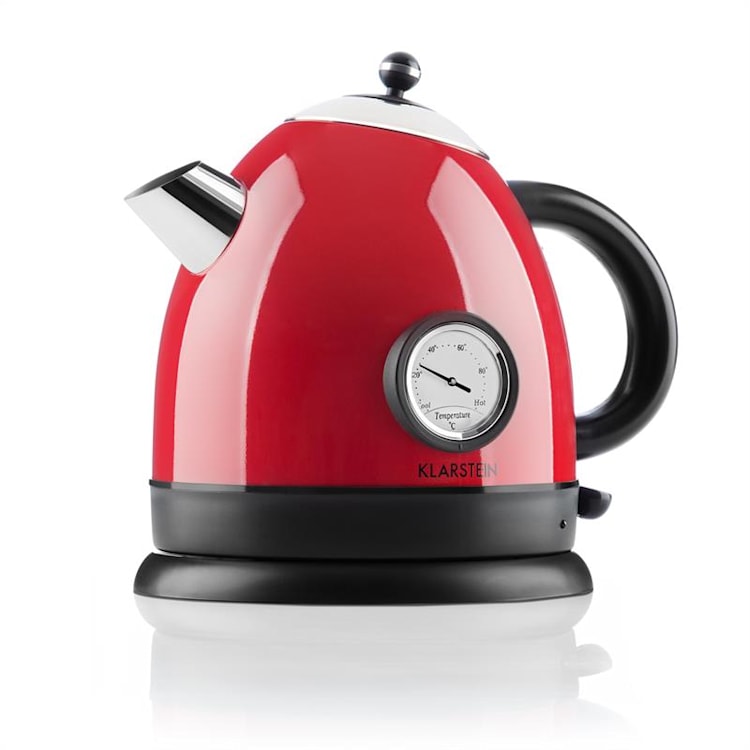 Klarstein TK7-Aquavita-Red, 2200 W , rýchovarná kanvica, červená Červená
