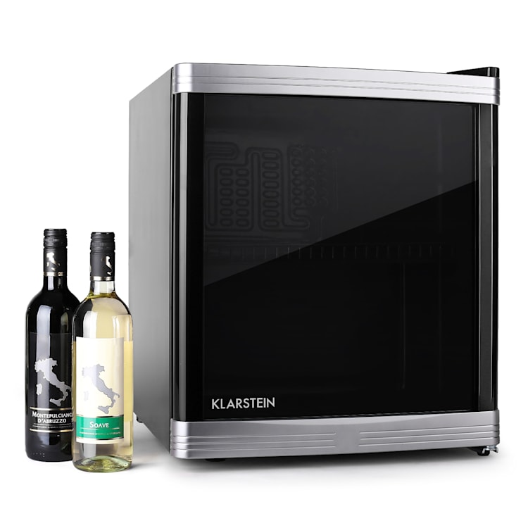 Beerlocker Mini-Kühlschrank 46 Liter 15 Flaschen 40 dB Schwarz