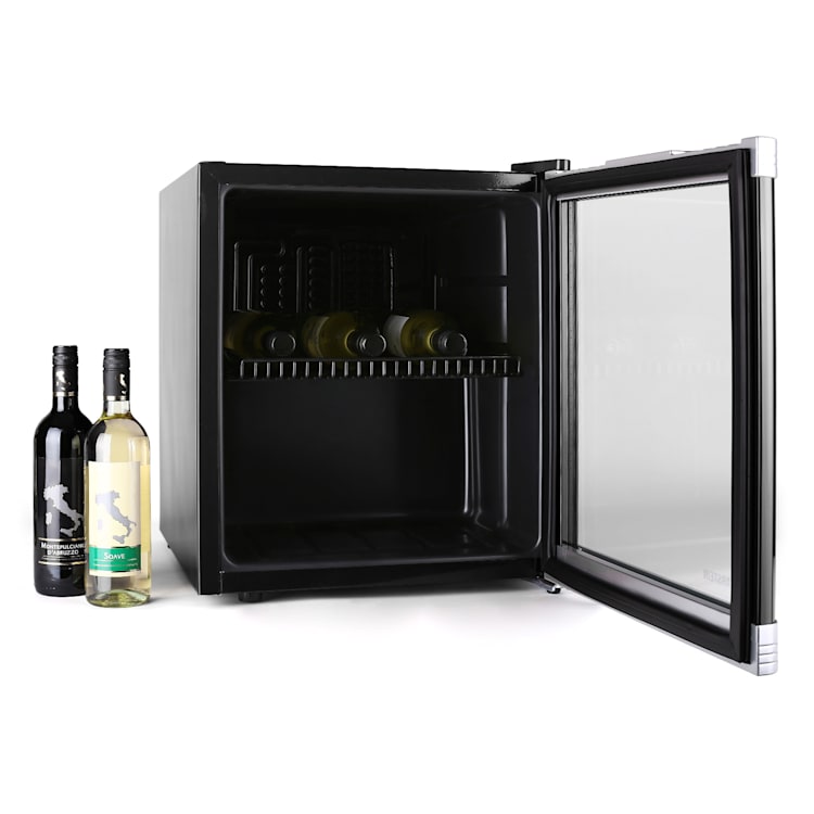 Beerlocker Mini-Kühlschrank 46 Liter 15 Flaschen 40 dB Schwarz