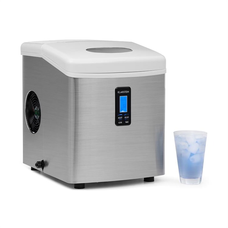 Klarstein Mr. Black-Frost, 150 W, stroj na výrobu ľadu Biela