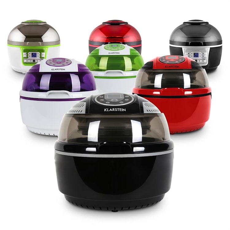 Klarstein TK20-VITAIR FRYER BL, 1400 W, teplovzdušná fritéza, čierna, 9 l Čierna