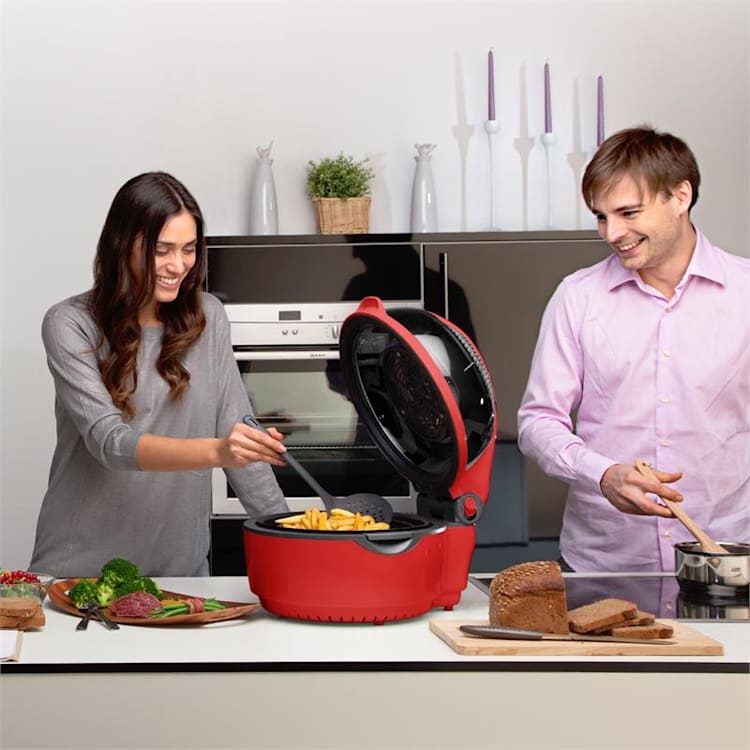 Klarstein VitAir fripteuza 1400W Grill de coacere 9 litri roșu Roșu