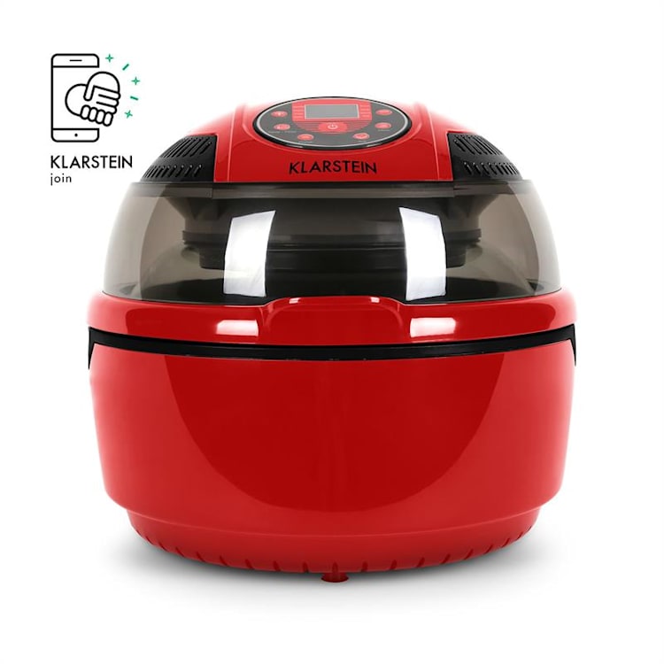Klarstein VitAir fripteuza 1400W Grill de coacere 9 litri roșu Roșu