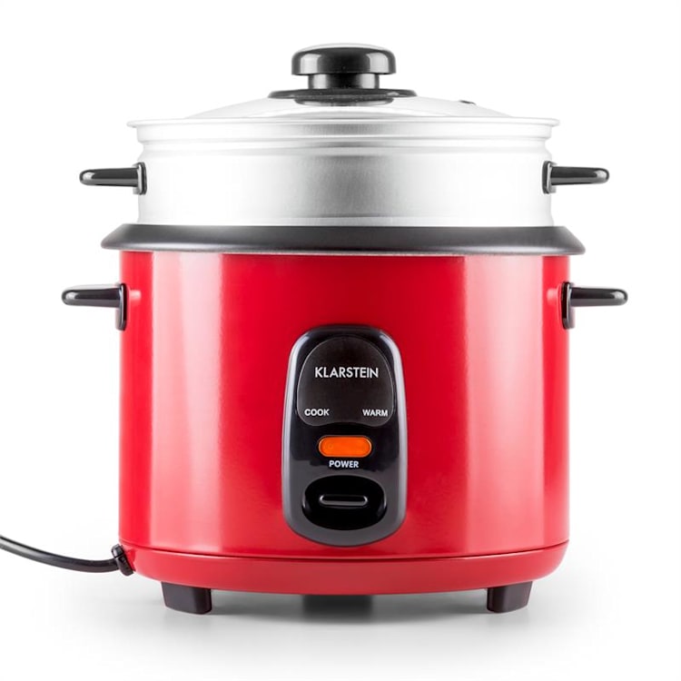 Osaka 1.5 Premium cuiseur à riz avec accessoire vapeur 1,5L 1,5 litre / rouge avec accessoire