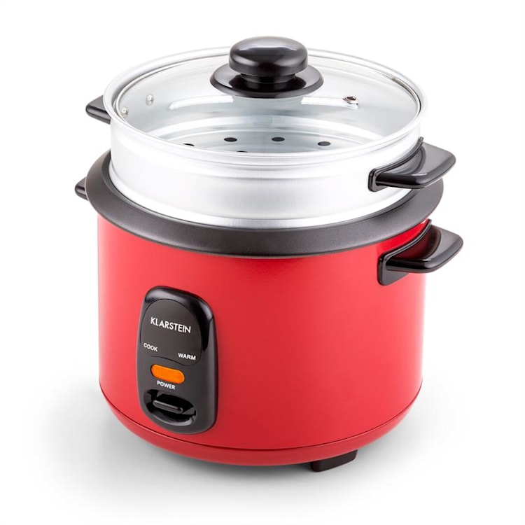 Osaka 1.5 Premium cuiseur à riz avec accessoire vapeur 1,5L 1,5 litre / rouge avec accessoire