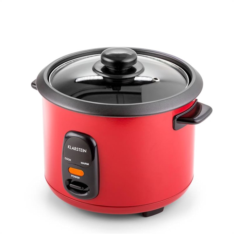 Osaka 1.5 Premium cuiseur à riz avec accessoire vapeur 1,5L 1,5 litre / rouge avec accessoire
