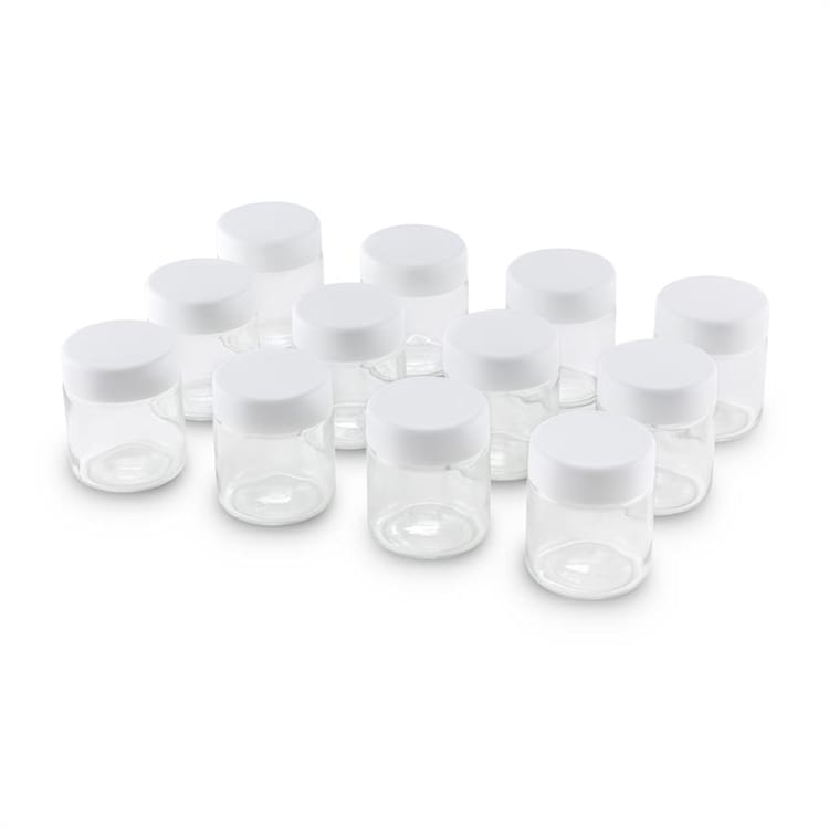 Ersatzglas für Gaia Joghurtmaker Schraubverschluss 210ml 12 Stück BPA-frei