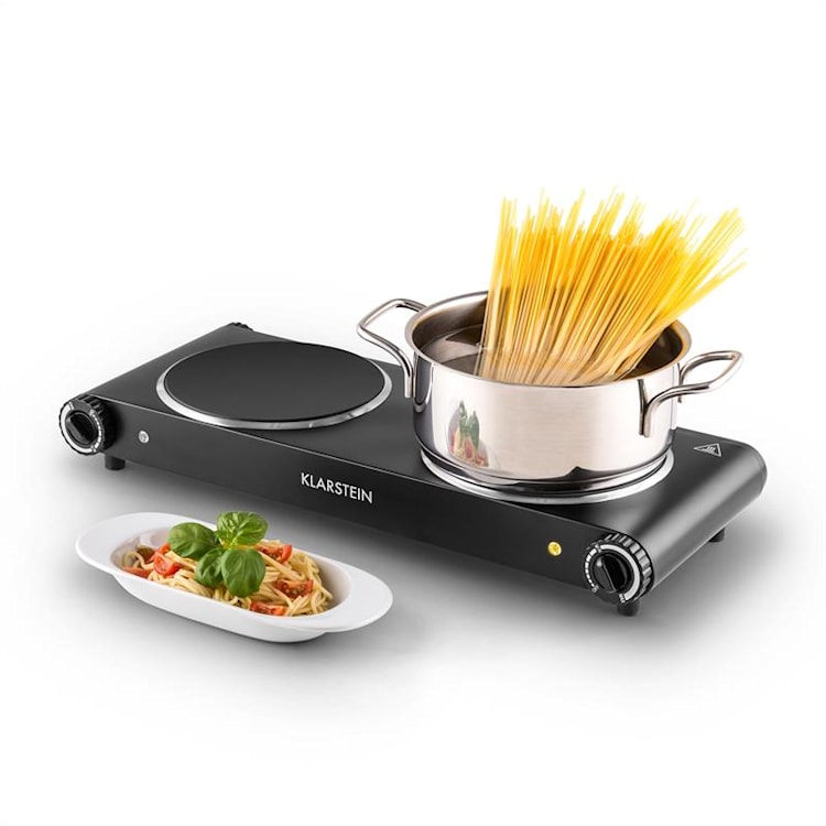 Captain Cook Doppio Piano Cottura 2400W Inox nero Nero