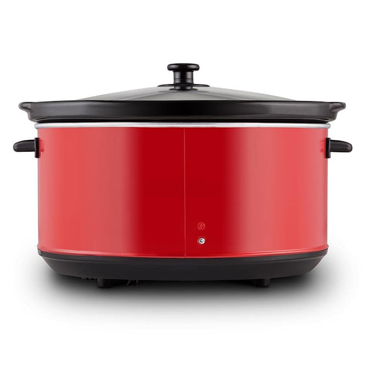 Bankett Slow Cooker Schongarer Digital 6,5 Liter 320W rot
