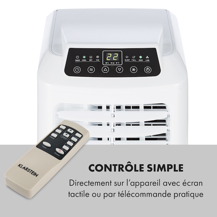 Pure Blizzard 3 2G mobiele airco 7.000 BTU/2,1 kW wit Wit