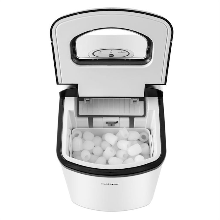 Manhattan Eismaschine Eiswürfelbereiter 150W Edelstahl 10kg Silber