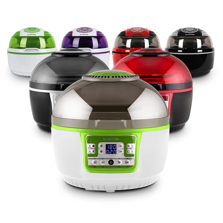 VirAir Turbo Hot Air Fryer Grilling and baking 1400W Green White Green