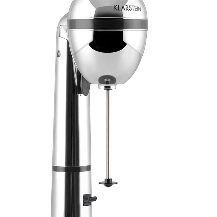 Van Damme Drinkmixer Shaker 100W 450 ml Mixbägare i rostfritt stål, Silver Silver