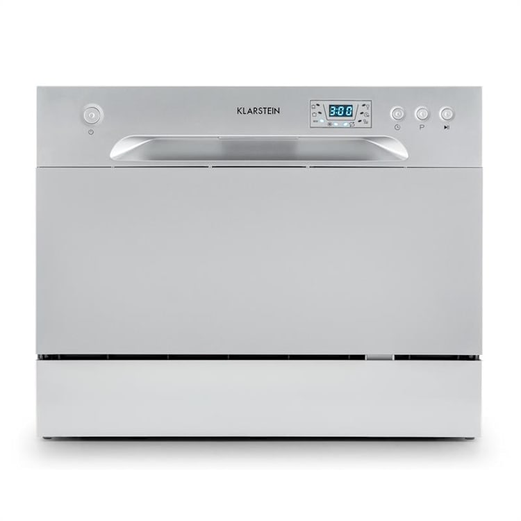 Amazonia 6 Geschirrspüler 1380W 6 Maßgedecke Tasten-Armatur Silber