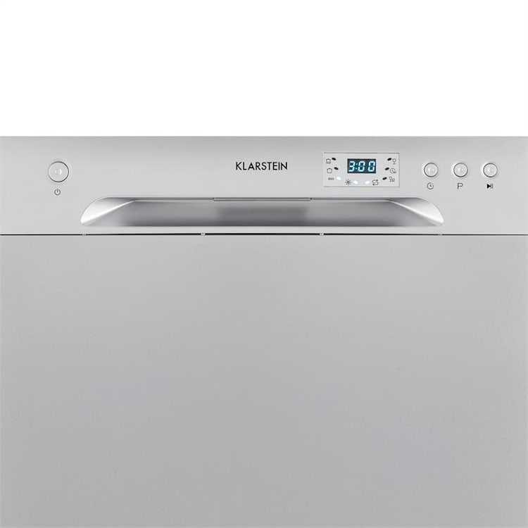 Amazonia 6 Geschirrspüler 1380W 6 Maßgedecke Tasten-Armatur Silber