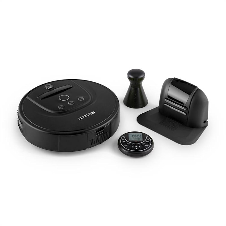 Cleanhero Saugroboter Staubsauger Automatik Fernbedienung schwarz Schwarz