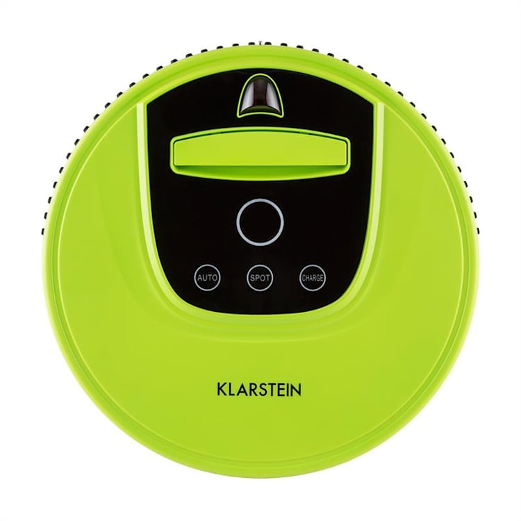 Cleanhero Robotic Vacuum Cleaner remote control 2 working speeds green Green