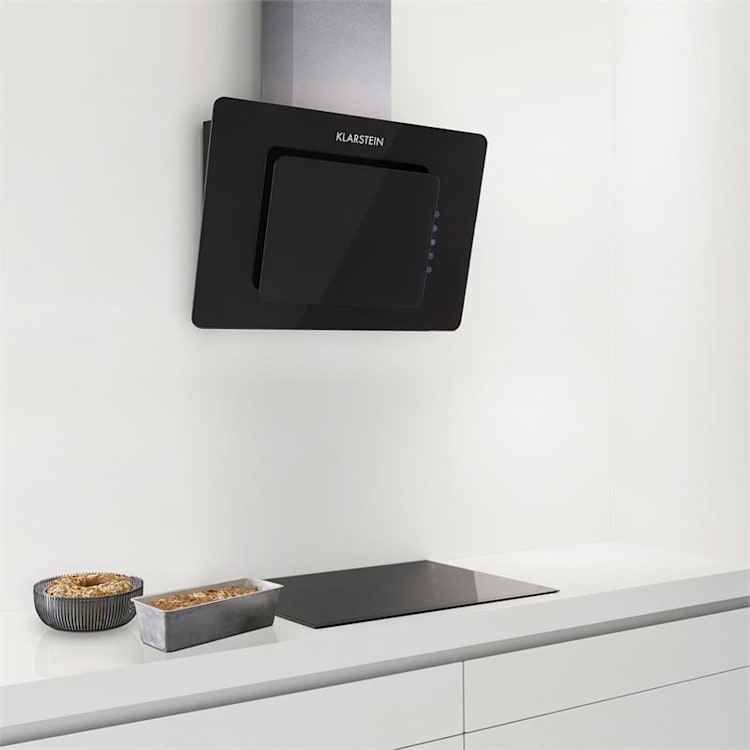 Lorea Campana extractora campana de pared panel táctil 60 cm negro Negro | 60
