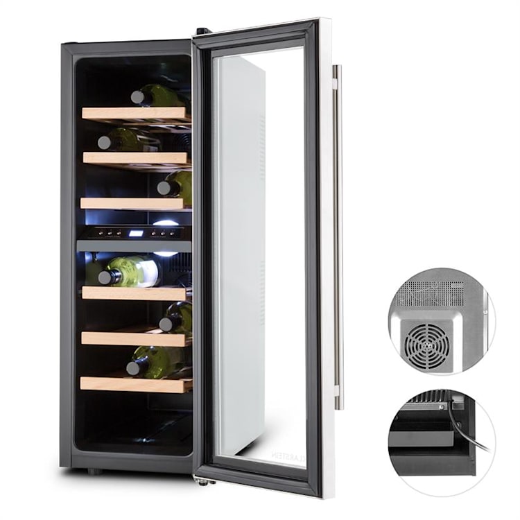 Reserva 21 Duo Weinkühlschrank | 65 Liter | 21 Flaschen | Temperatur: 7