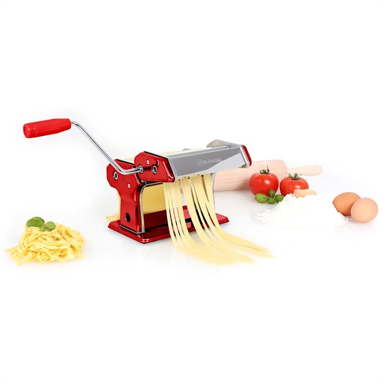 Siena Rossa Máquina de pasta 3 accesorios Acero inoxidable Rojo Rojo