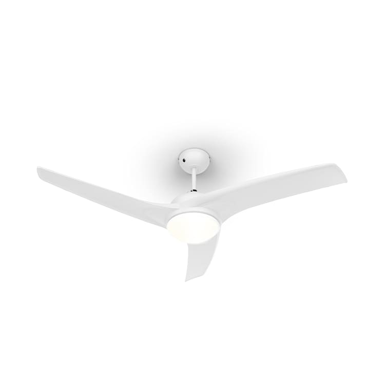 Figo Wentylator stropowy 52" 55W Lampa stropowa 2x42W Pilot biały Biały