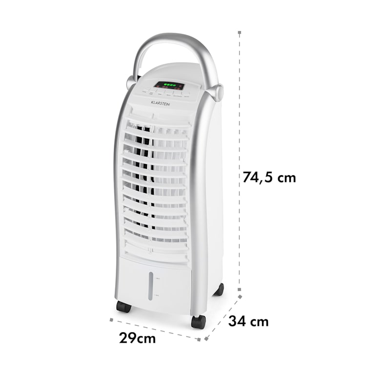 Maxfresh, охладител на въздуха, 4 in 1, 6L, 55W, дистанционно управление, пакети лед Бял