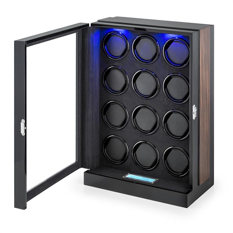 Klagenfurt Uhrenbeweger Rechts-Links-Lauf 12 Uhren LED Touch-Display