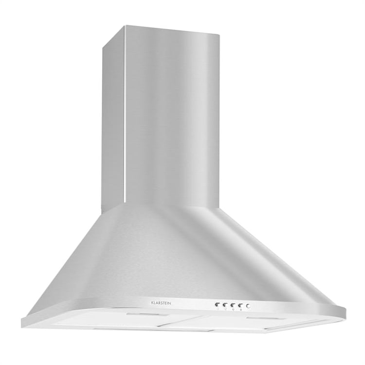 KLARSTEIN Karajan 60, hotă de bucătărie, 60 cm, 536 mc / h, oțel inoxidabil, montaj pe perete 60