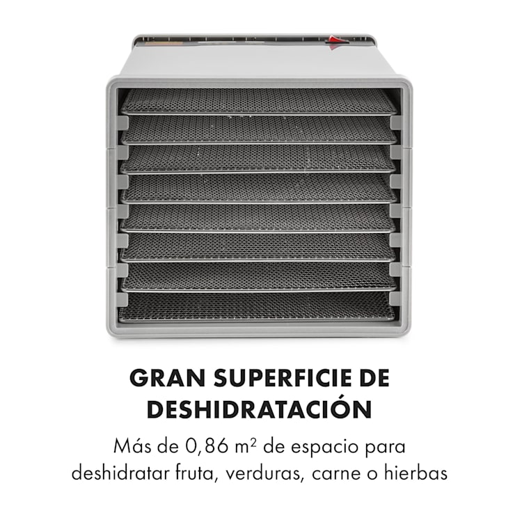 Fruit Jerky Steel 8 Deshidratador secador 630W 8 bandejas acero inoxidable 8 bandejas