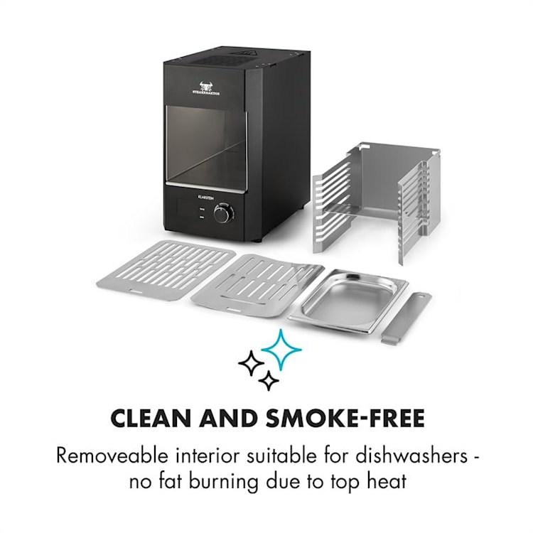 Steakreaktor 2.0 Grill indoorowy na podczerwień 850°C 1600 W Czarny