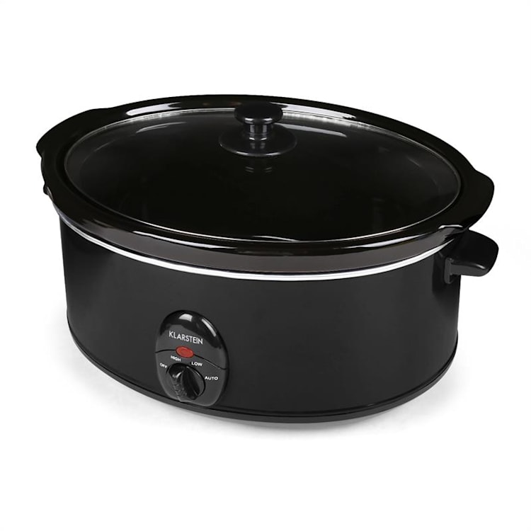 Bristol 65 Slow Cooker Schongarer 6,5 Liter 300W schwarz Schwarz