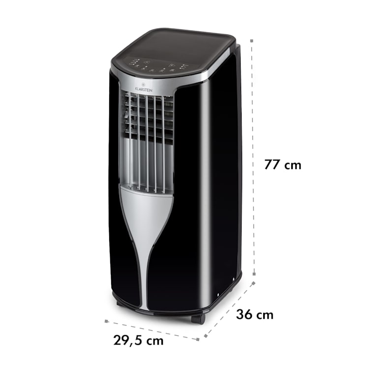 New Breeze 7 Climatiseur mobile 7000 BTU Classe énergétique A télécommande noir Noir