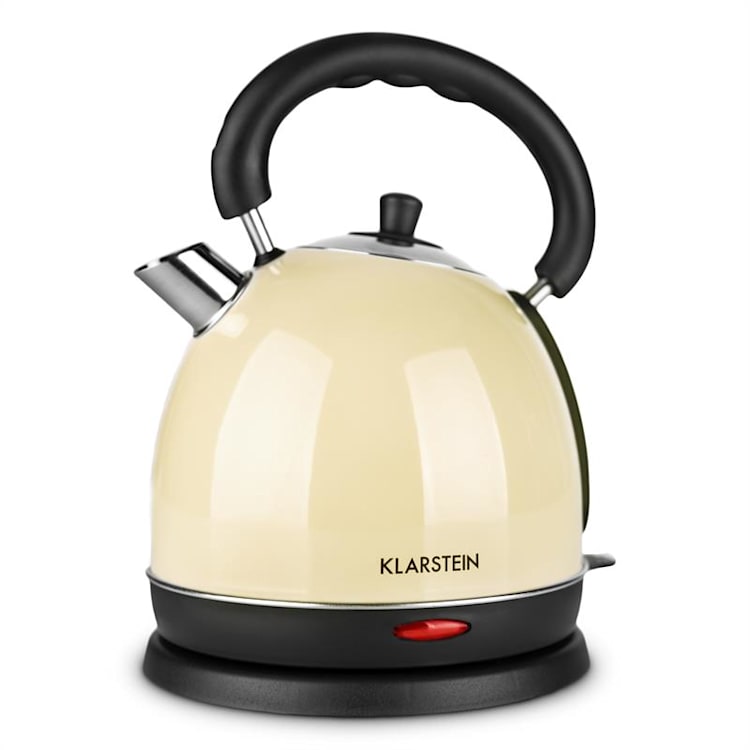 KLARSTEIN TEATIME, KREM, 1,8 L, 2200 W, VODNI KUHALNIK, ČAJNIK, NERJAVEČE JEKLO Krem