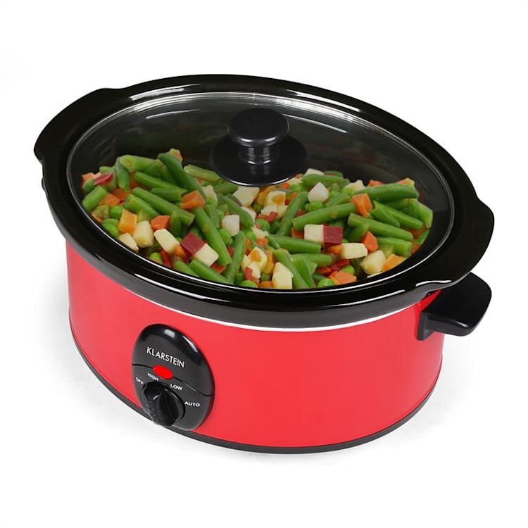 Bristol 35 Slow Cooker Schongarer 3,5 Liter 200W rot