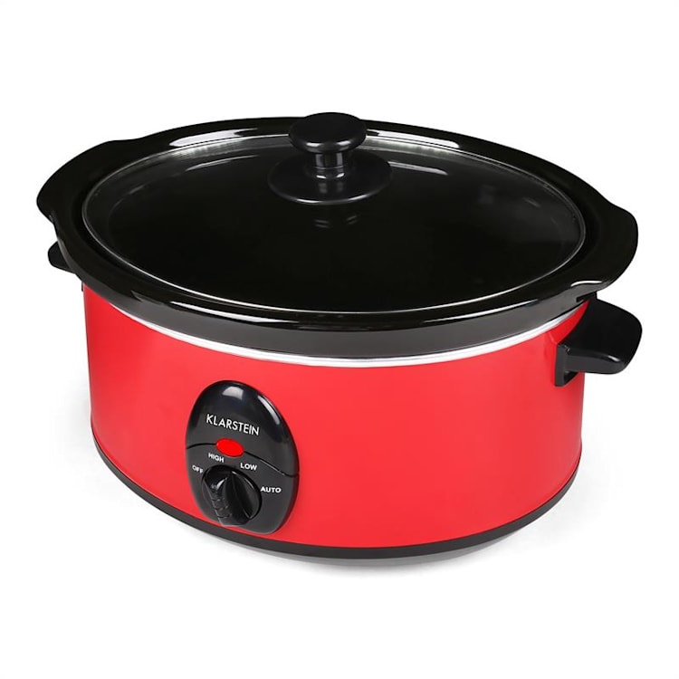 Bristol 35 Slow Cooker Schongarer 3,5 Liter 200W rot